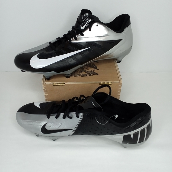 Nike Other - Nike Vapor Pro Football Cleats Men's Size 13.5 Style#511342-010 Black/Silver